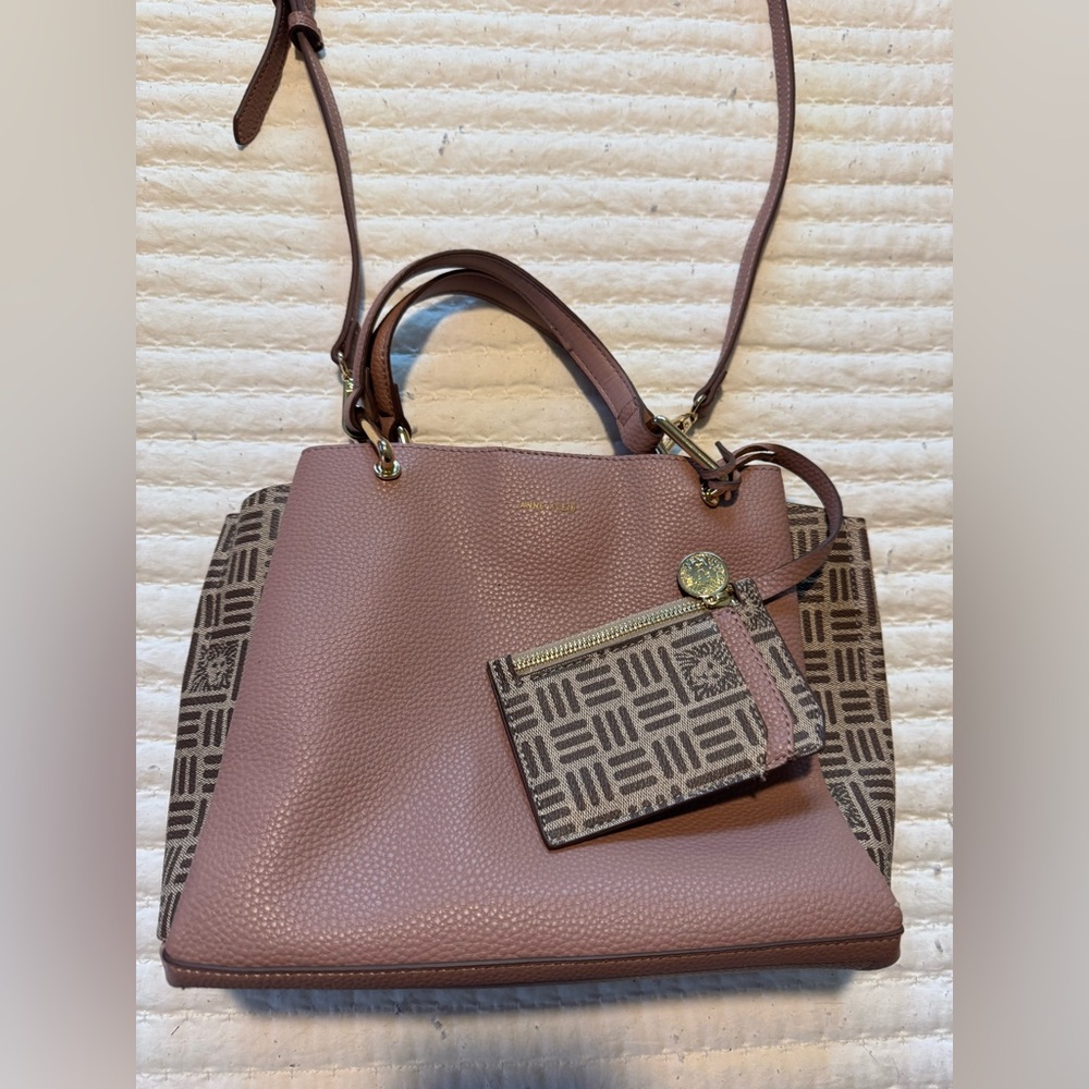 Anne Klein Handbag with Wallet